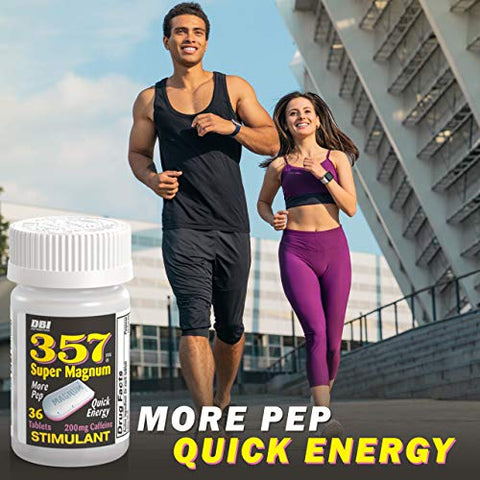 357 HR MAGNUM - Super Magnum Estimulante 200mg Cafeína – Embalagem 3 Unidades