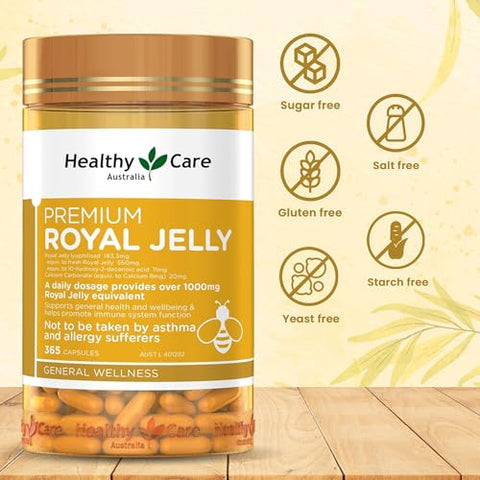 Royal Jelly 1000 – 365 Cápsulas – Suplementos da Austrália – Cuidados Saudáveis - Healthy Care