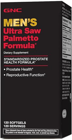 Fórmula Ultra Saw Palmetto para Homens – Saúde Masculina – 60 Cápsulas - GNC