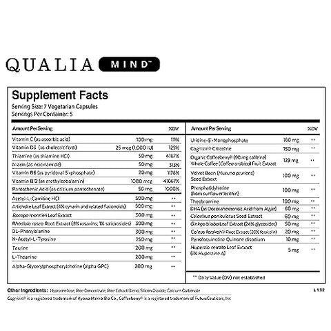 Qualia Mind Nootrópicos – Suplemento Cerebral de Alta Performance para Memória, Foco e Energia Mental - NEUROHACKER COLLECTIVE