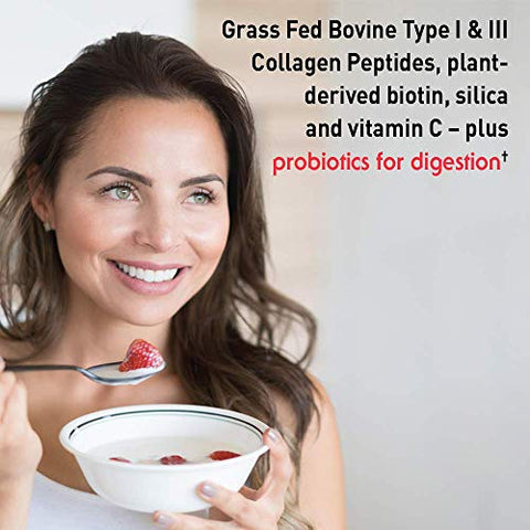 Collagen Beauty Grass Fed – Morango Limonada, 20 Porções – Pó de Peptídeos de Colágeno para Cabelo, Pele e Unhas – Proteína de Colágeno Hidrolisada - Garden of Life