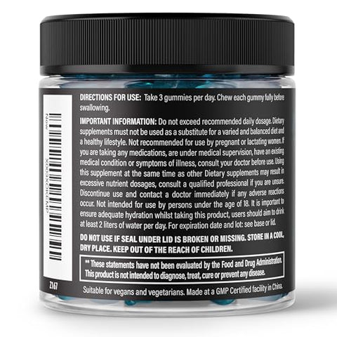 Demon Labz - Creatina HCL 3000mg por Porção – Sabor Framboesa – Gomas Veganas (90 Unidades – Embalagem de 1)
