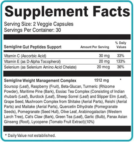 iscentan - Cápsulas Semigline para Desintoxicação, Digestão e Saúde Intestinal (2 unidades)