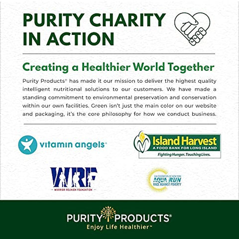 Fórmula Diária de Fibra Detox Avançada de Mirtilo da Purity Products com PurityBlue Orgânico – 6g de Fibra Prebiótica Desintoxicante e Promotora de Regularidade
