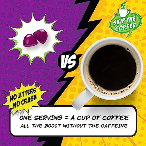 Nutracelle - NUTRAMIN Gummy Energético de Vitaminas – Diga Não ao Café