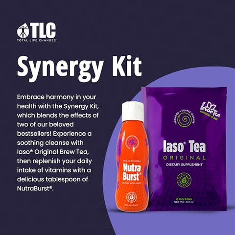 IASO - Kit Total Life Changes Synergy – Inclui Iaso Instant Tea Original (5 Pacotes, 10 Sachês) – Marca de Produto em Destaque