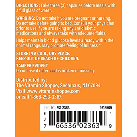 Glucomannan 1.99g – Fibra Solúvel da Raiz de Konjac, Promove Sensação de Saciedade, Ajuda a Manter Níveis Normais de Glicose no Sangue - The Vitamin Shoppe
