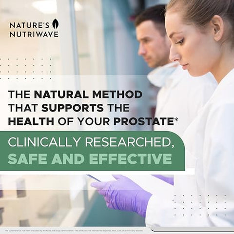 Potent Stream Drops – Fórmula Original, Suplemento Natural para Próstata em Homens, Controle da Bexiga com Saw Palmetto – Reduza as Vezes ao Banheiro, Urinário - Nature’s NutriWave