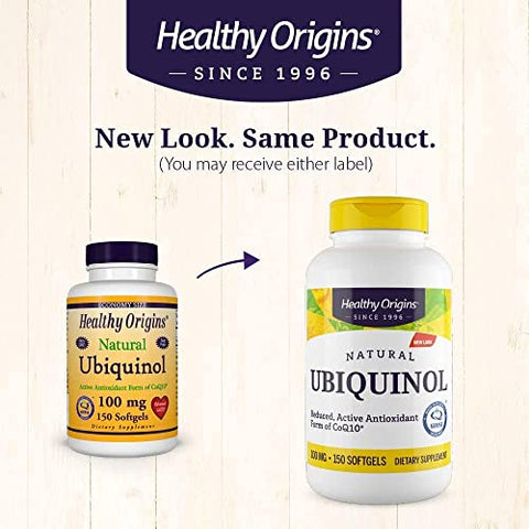 Ubiquinol 100 mg – Suplemento Kaneka Ubiquinol para a Saúde do Coração - Healthy Origins