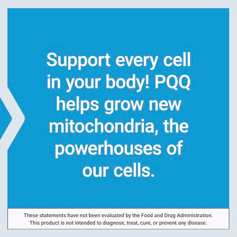 PQQ 20 mg: Promove o crescimento de novas mitocôndrias, sem glúten, não transgênico, vegetariano, 1 cápsula diária, 30 cápsulas - Life Extension