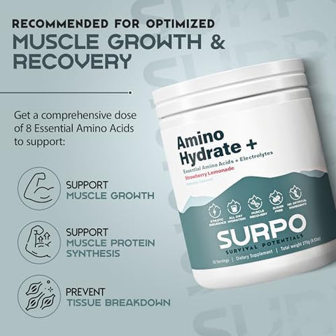 SURPO - Suplemento de Aminoácidos Essenciais – Potencialize sua saúde com a marca líder em nutrição!