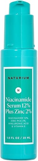 Niacinamide Serum Facial 12% + Zinco 2%, Tratamento para Complexão da Pele - Naturium
