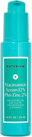 Niacinamide Serum Facial 12% + Zinco 2%, Tratamento para Complexão da Pele - Naturium
