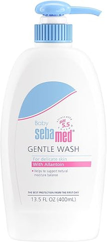 SEBAMED - Sebamed Baby Gentle Wash Extra Suave para Pele Delicada (400ml) – Higiene e Cuidados para Bebês