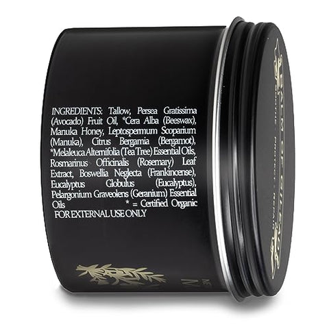 BALM OF GILEAD - Creme de Mel de Manuka para Eczema – Hidratante para Pele Sensível, Psoríase, Dermatite – Pomada de Mel de Manuka, Sebo Alimentado a Grama