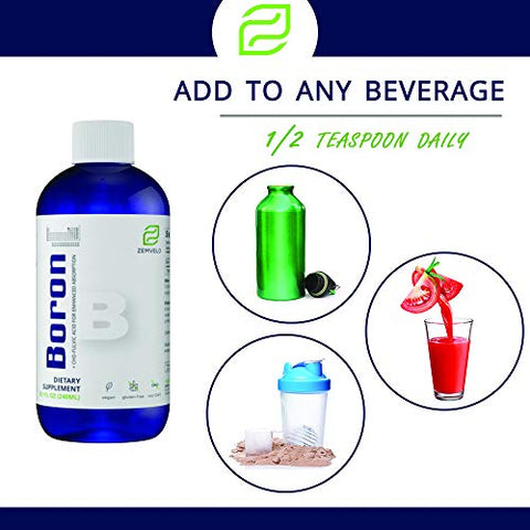 Mineralife - Boro Líquido | 96 Dias de Fornecimento | Suporte para Articulações e Ossos Saudáveis | Auxilia na Absorção de Cálcio e Magnésio