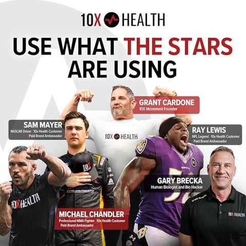 10X Health System - 10X Health – GABA L-theanine Calmante Líquido – 100mg L Theanine – Gotas – Marca 10X Health