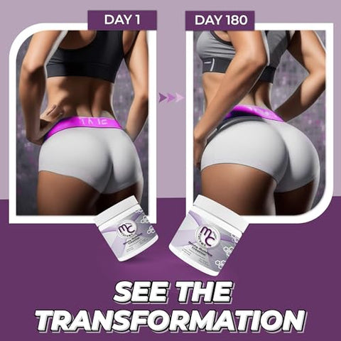 Major Curves - Pó de Creatina para Construção de Glúteos Femininos – Monohidrato Micronizado A Solução Única para Máxima Absorção e Ganho – Sem Sabor Pêssego Perfeito para Modelar Glúteos e Bumbum – The One Solution