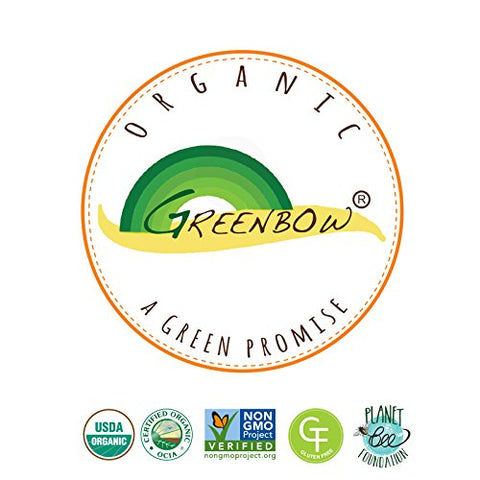 Pó de Geleia Real Greenbow – 100% Certificado Orgânico USDA, Geleia Real Não-OGM, Sem Glúten, Liofilizada – Altamente Nutritivo – Sem Aditivos/Sabores (17g)