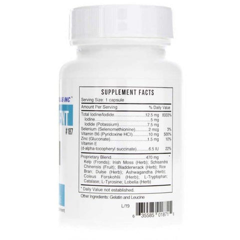 Bio Nutrient - Systemic Formulas Bio Nutriment TMI – Suporte para Tireoide com Iodo 60 Cápsulas