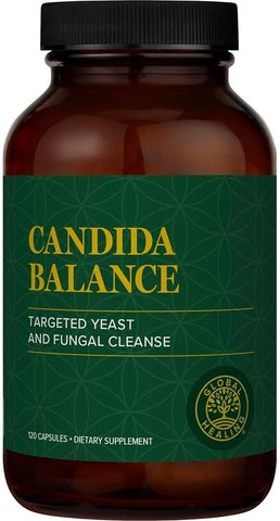 Global Healing Center - Global Healing Candida Cleanse (Mycozil) – Desintoxicação para Limpeza Natural de Candida, Ajuda na Saúde Intestinal e Vaginal, Complexo de Equilíbrio Feminino para Mulheres, Candida
