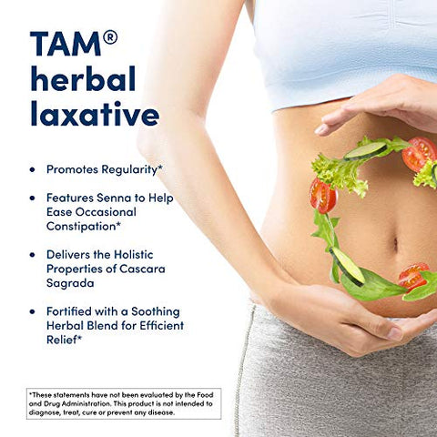 Suplemento de Fibras Alimentares, Laxante Herbal Tam, 250 Comprimidos - American Health