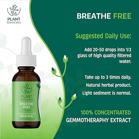 PSC Plant Stem Cells - Células-tronco vegetais Gemoterapia Respiração Livre | Botões embrionários de Sabugueiro Negro, Choupo Negro, Cavalinha