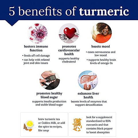 The Vitamin Shoppe - Vitamin Shoppe Triple Strength Turmeric with Curcumin 900mg – Suporte para Mobilidade Articular, Benefícios Antioxidantes – 900mg de Curcumina