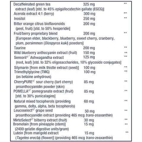 Mix Tablets – Potência Elevada, Vitaminas e Minerais Avançados, Frutas – 100% Natural – 60 comprimidos - Life Extension