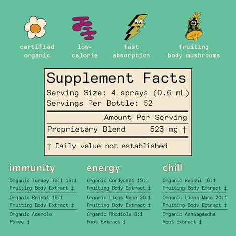 Daily Spray (Pacote Trio) – Energia Diária, Relaxamento – 100ml - SuperMush