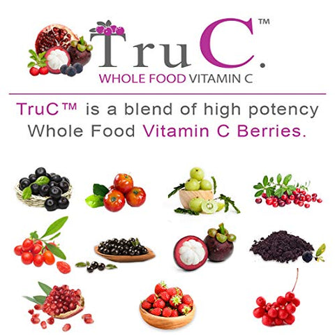 SmarterVitamins - (3 Pacotes) Vitamina C Natural de Alimentos Integrais para Suporte Imunológico de Bagas, Antioxidantes Premium, Bioflavonoides