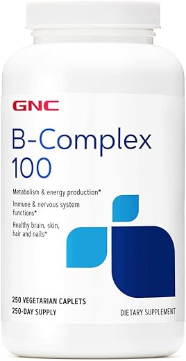 B-Complex 100 | Metabolismo – Aumente sua energia e metabolismo com a vitamina B | Marca GNC - GNC