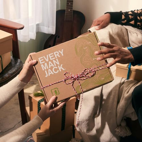 Every Man Jack - Conjunto Presente Banho e Corpo Every Man Jack Amber Sandalwood – Ingredientes Naturais