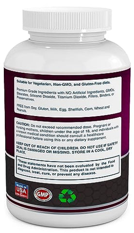 VitaBreeze - Complexo de Curcumina de Cúrcuma com Extrato de Pimenta Preta – 755mg por Cápsula, 180 Cápsulas Vegetais – Contém Piperina (para Absorção Superior e Bio-disponibilidade da Cúrcuma) e 95%