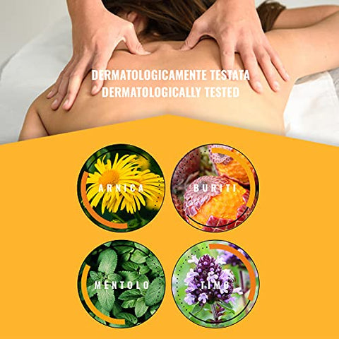 DULÀC FARMACEUTICI 1982 - Dulàc – Gel de Arnica para Hematomas e Inchaços Máxima Potência (98%) 500ml para Alívio Muscular e Articular, Efeito Refrescante, Testado Dermatologicamente e 98% Natural – Fabricado na Itália