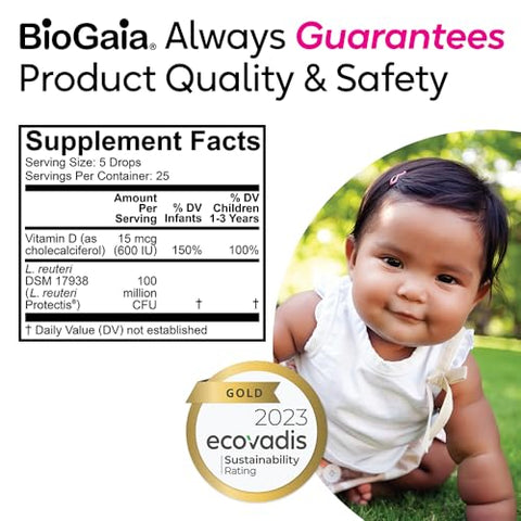 Immune Active – Probiótico para Bebês com Vitamina D | Digestivo - BioGaia