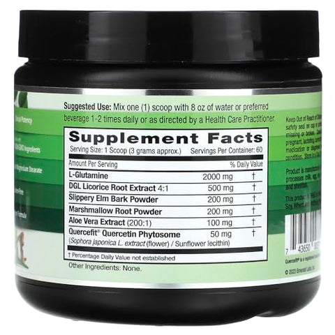 Emerald Laboratories - Emerald Labs – Suporte Digestivo para Intestino Permeável com Licorice DGL e Extrato de Aloe Vera – 60 cápsulas