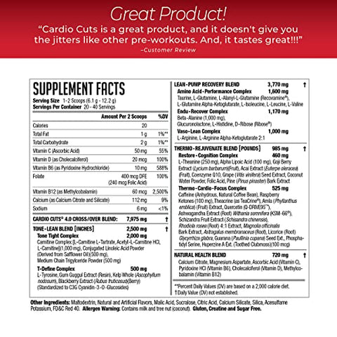 NDS Nutrition - Cardio Cuts 4.0 Miami Sunrise – 8.6 oz (255 ml) | Energia e Desempenho