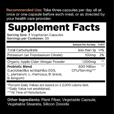 Cápsulas de Vinagre de Maçã com A Mãe (1500mg) – Pílulas de AVC com Probióticos | Livingood Daily - Livingood Daily