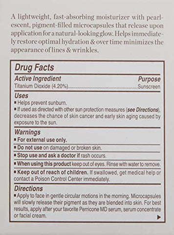Perricone MD High Potency Classics: Finalização Facial – Fórmula Potente – 30ml
