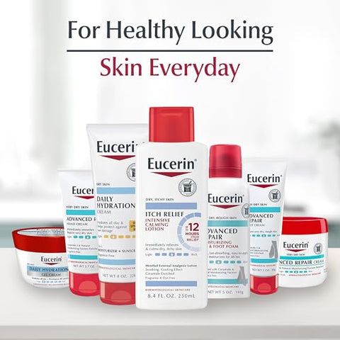 Creme Calmante para Pele Eucerin – Loção Corporal para Pele Seca e Irritada, Enriquecida com Aveia Coloidal Natural – 400 ml