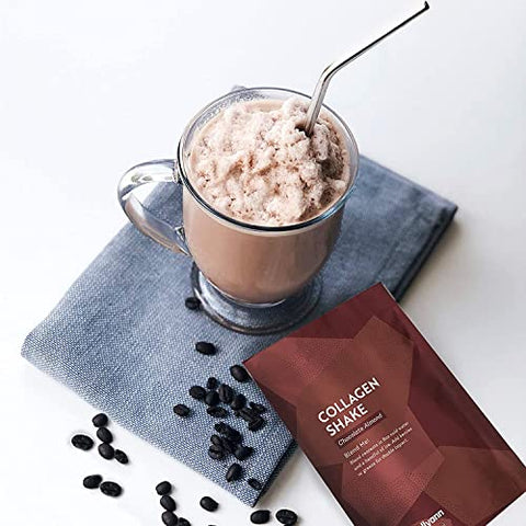 Keto Chocolate Almond Shakes – Proteína de Colágeno 100% Grass Fed por Especialista em Caldo de Ossos – Sem Glúten, Sem Laticínios, Sem Soja, Não-OGM – Ideal para Keto, Paleo – 500g - Dr. Kellyann