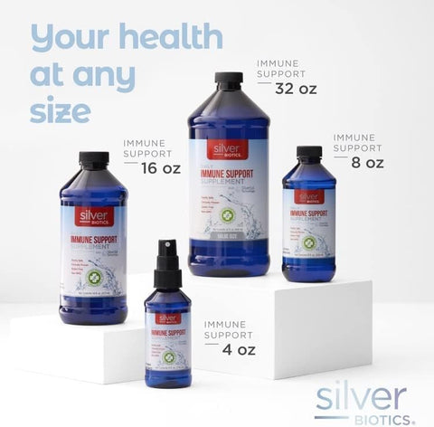 American Biotech Labs - Silver Biotics Nano SilverSol Ag₄O₄ 10 PPM – Suporte Imunológico | Bio-Hacking Natural | 946 ml (Pack de 2)