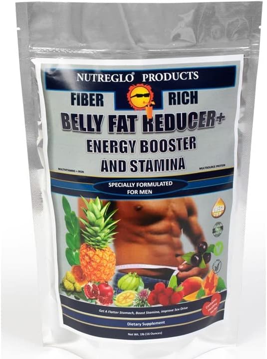 Nutreglo - NUTREGLO – Redutor de Gordura Abdominal Masculina 240ml (8oz)