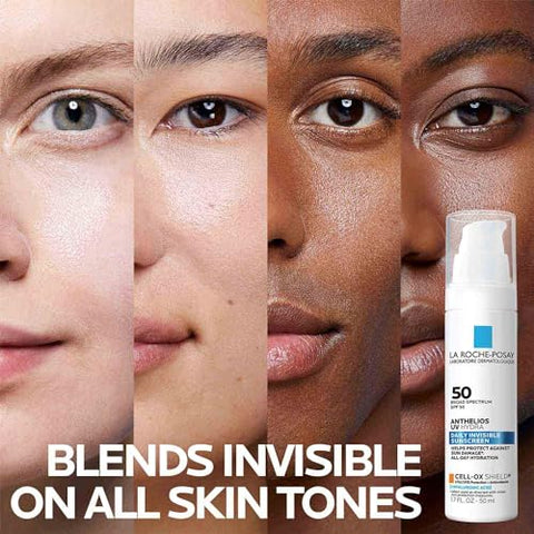 La Roche-Posay - La Roche Posay Anthelios UV Hydra Protetor Solar FPS 50 | Hidratante Diário para o Rosto com Ácido Hialurônico e Vitamina E | Proteção SPF Invisível de Amplo Espectro | Anti Envelhecimento | 50g