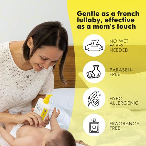 La Petite Creme - Loção Premium Francesa para Troca de Fraldas – Alternativa de Creme para Fraldas aos Lenços Umedecidos – Hidratante Suave – Marca: [nome da marca]