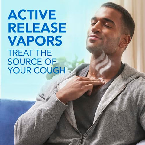 VapoRub Advanced Plus: Poderoso Supressor de Tosse, Pomada Tópica para o Peito - Vicks