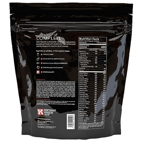 Roar Ambition - Instant Knockout Complete Shred – Shake Substituto de Refeição – Baunilha – Alto teor de Proteína, Enriquecido com Vitaminas, Nutricionalmente Completo – 14 Porções