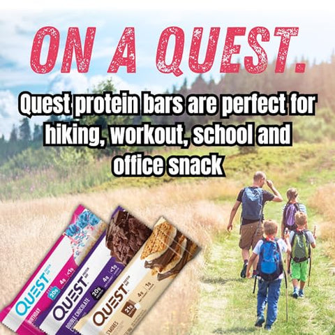 THE HUNGRY GORILLA - Pacote Variado de Barras Quest Nutrition – 10 Sabores Diferentes – Barras de Proteína Embaladas Individualmente, Alto teor de proteína, Baixo Carboidrato, Amigável à dieta Keto, Embaladas em uma Caixa