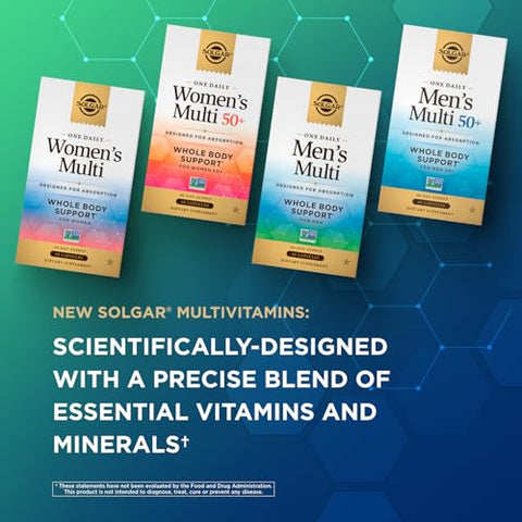 SOLGAR - Solgar One Daily Mulheres 50+ – Suporte Completo para o Corpo – Absorção Avançada – Coração e Ossos – 50g